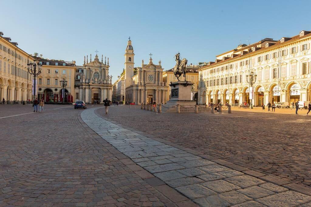 Splendido Appartamento In Piazza San Carlo Turin Exterior foto